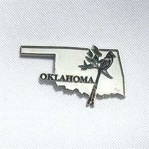 Oklahoma State Bird Vintage Magnet